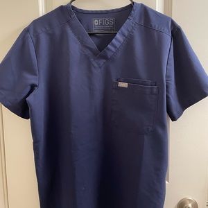 FIGS Navy blue scrub top